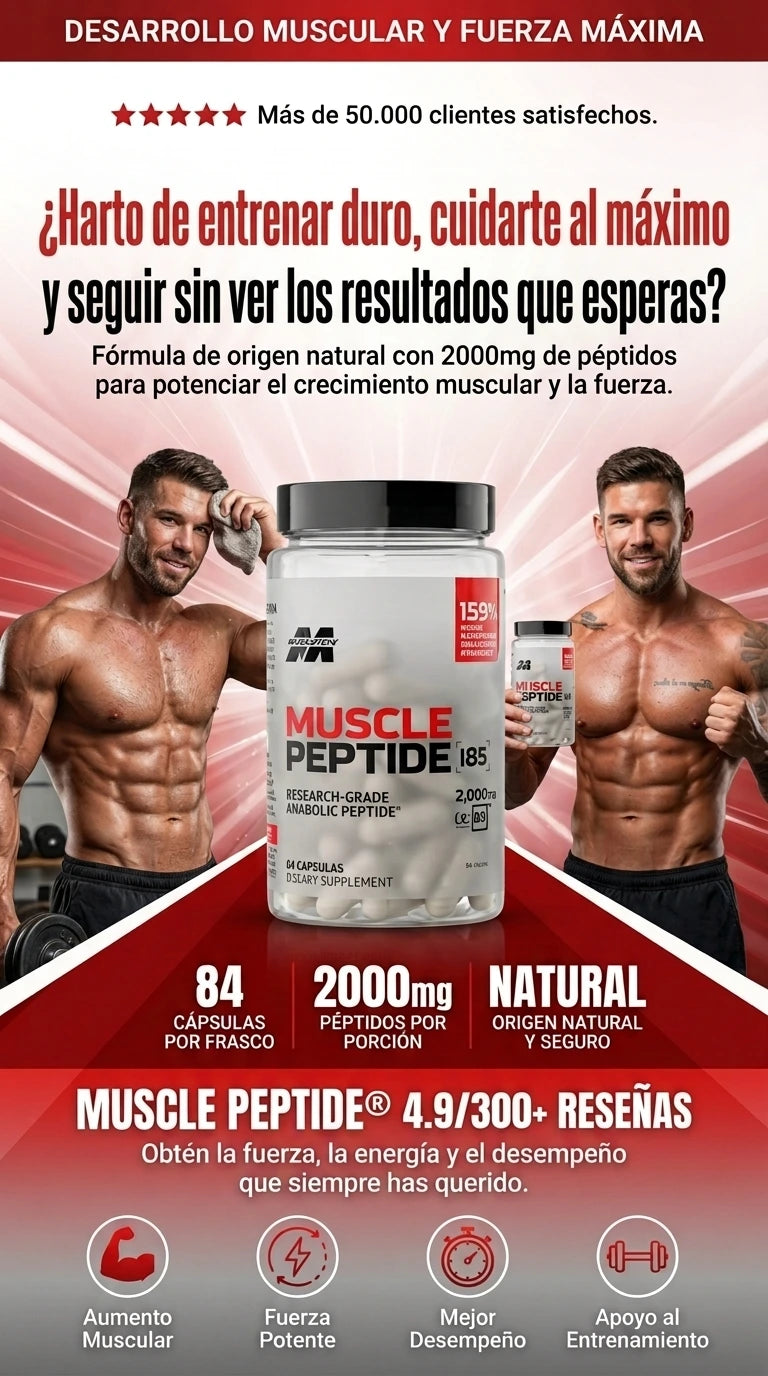Muscle Peptide - Optimiza tu fuerza