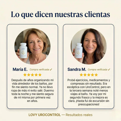 LOVY | Viví sin urgencias y dormí tranquila toda la noche.
