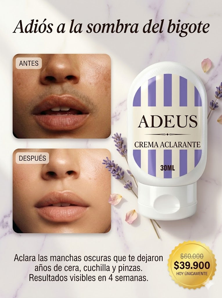Oferta imperdible - Adios a la sombra del bigote