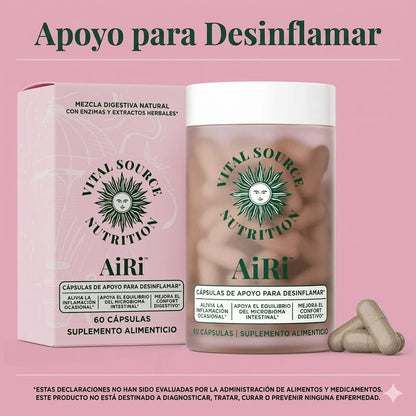 Cápsulas AiRi™ para aliviar la hinchazón