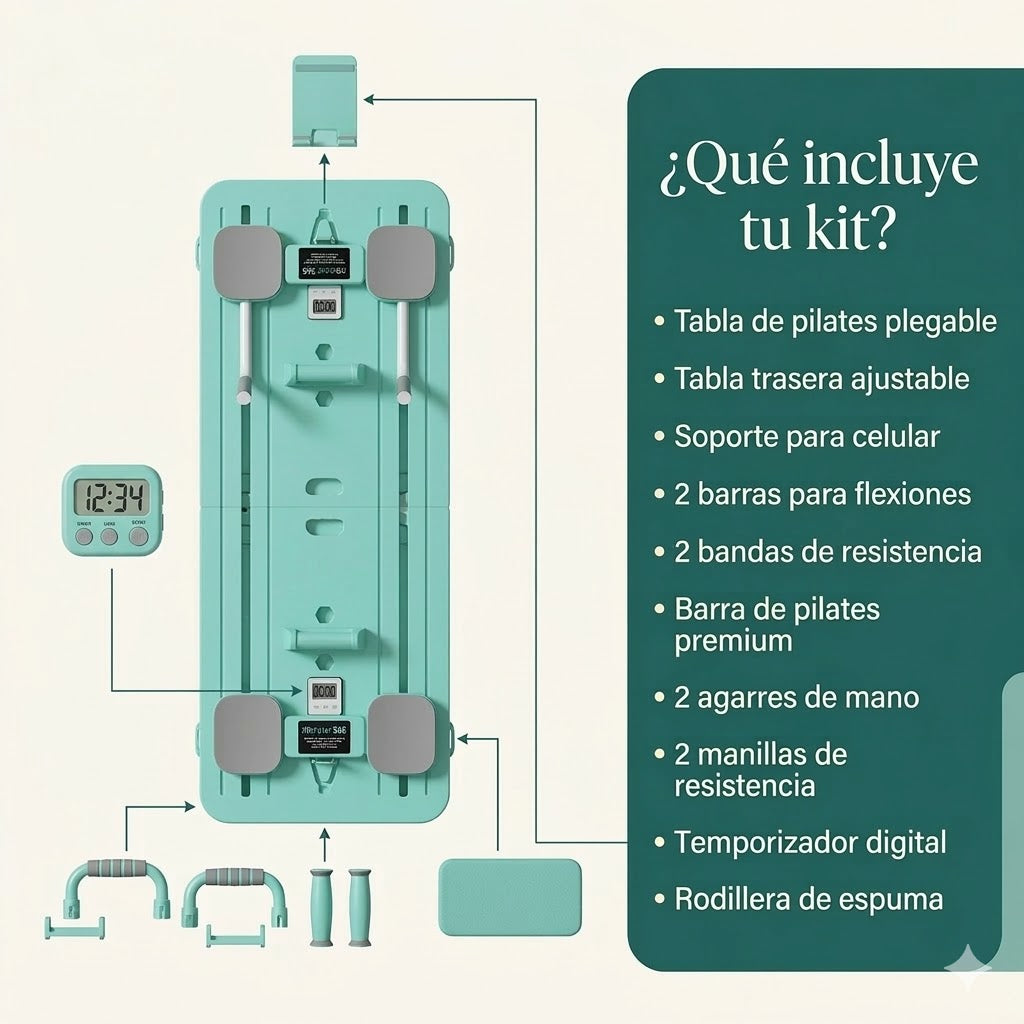 Programa Personalizado - Tabla De Pilates Multifuncional Plegable