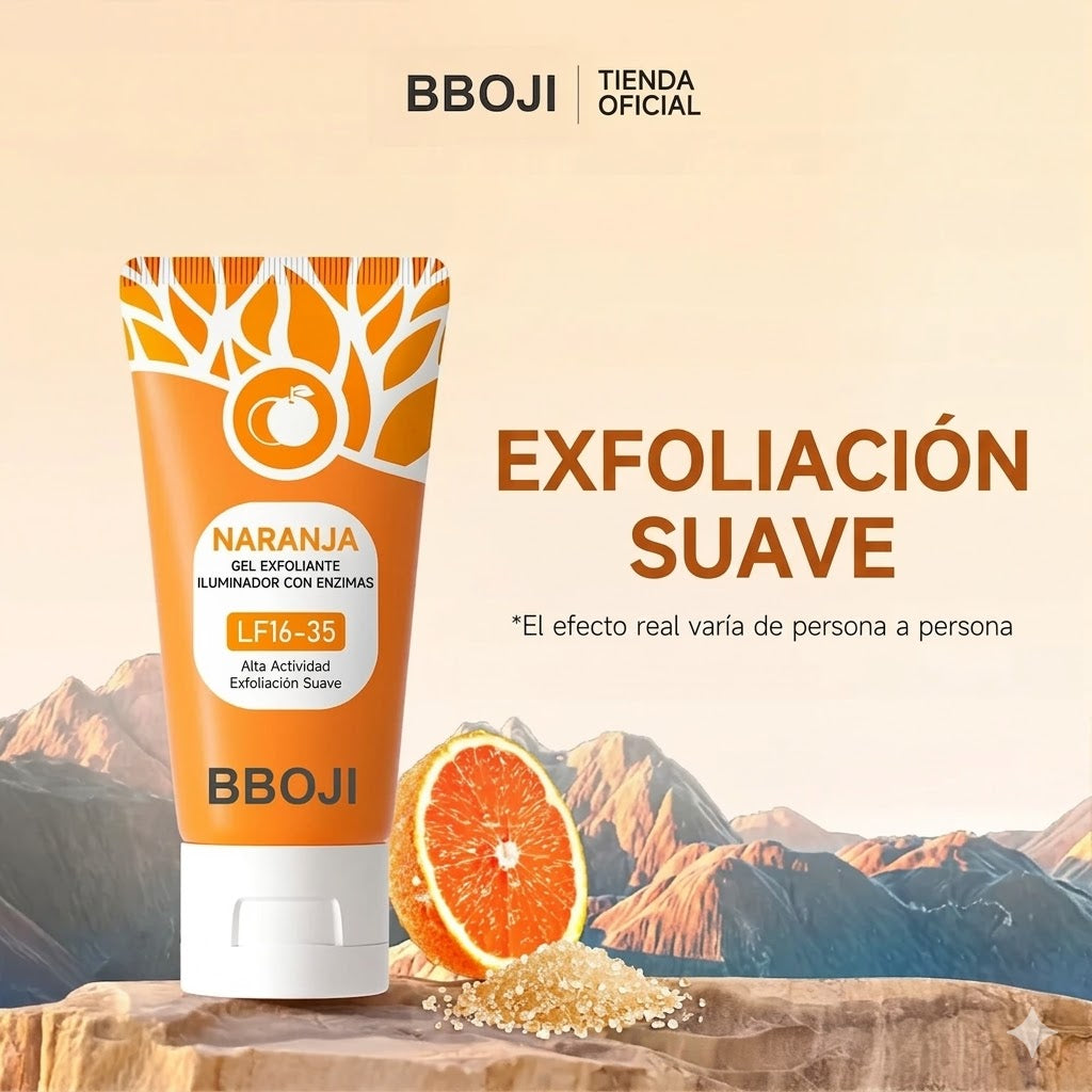 GEL EXFOLIANTE ENZIMÁTICO DE NARANJA